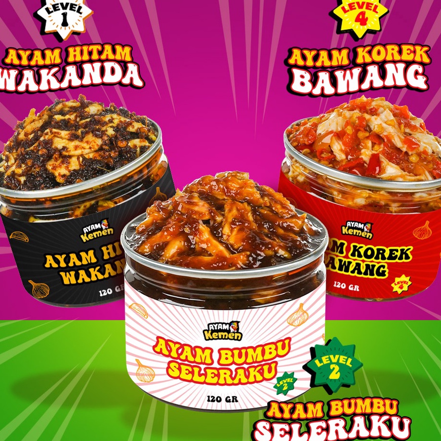 

12.12 FLASH SALE AYAM KEMEN - Bundling Hemat Spesial (3 PCS) / Lauk Ayam Pedas Siap Saji buruan