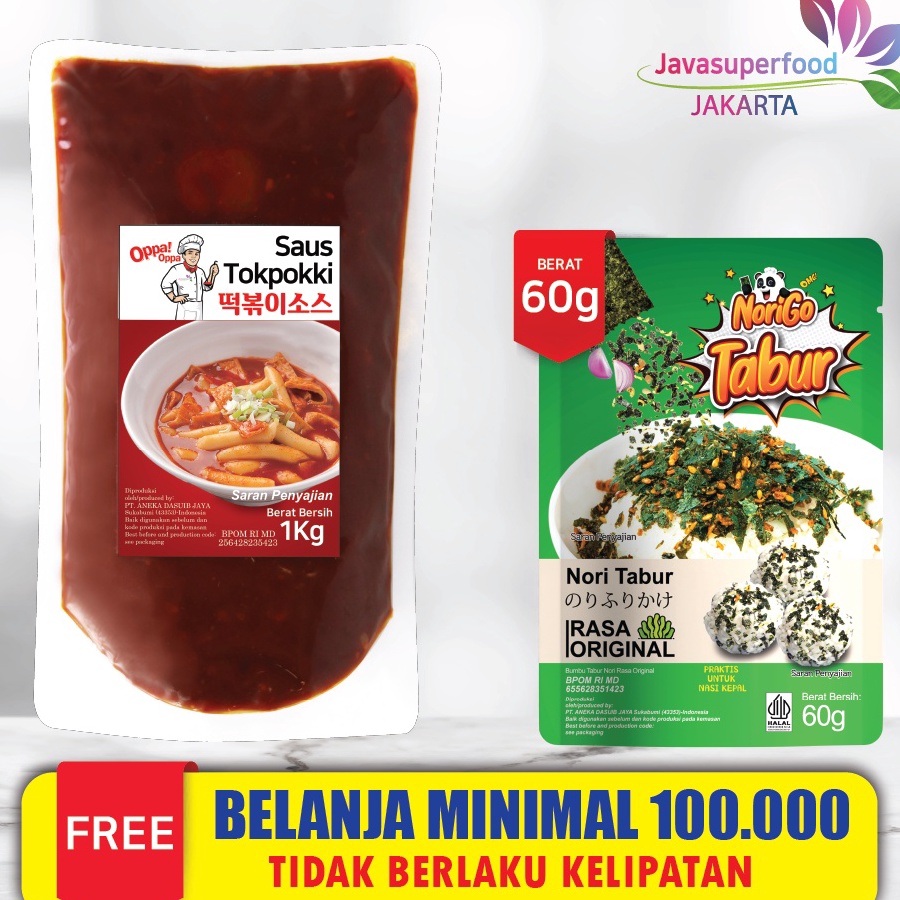 

Termurah dan terbaik Bumbu Saus Tokpoki toppoki Tteokbokki tokpokki Odeng Fish Cake 1kg gas !!