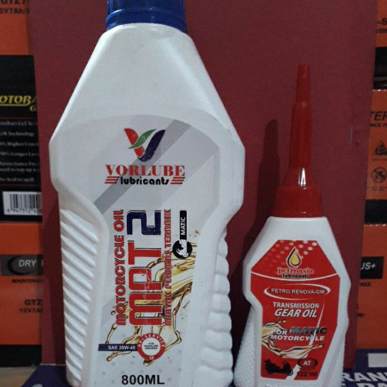 Recomended.. paket oli murah MPT2 +gardan for matic