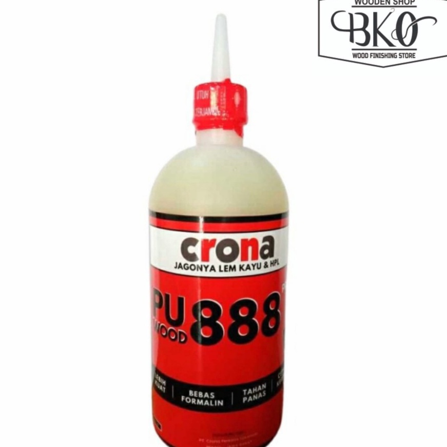 

✨Promo✨ Hari Ini Lem kayu crona 888 450gr lem kayu basah Wood glue !!!