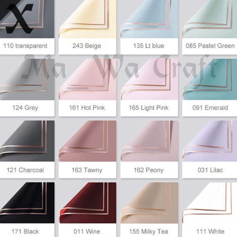 TERMURAH. Kertas buket cellophane (1 PAK = 20LEMBAR)l flower wraping