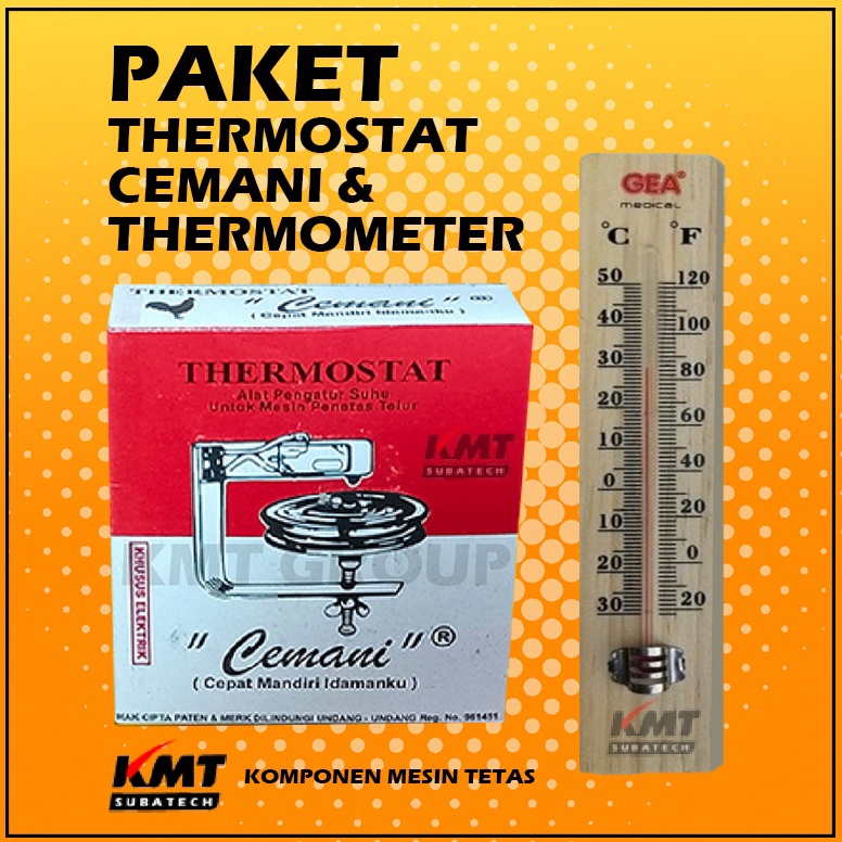 BOOMING Termostat Thermostat Kapsul Capsule Cemani Termometer Thermometer Mesin Tetas Telur Full Oto