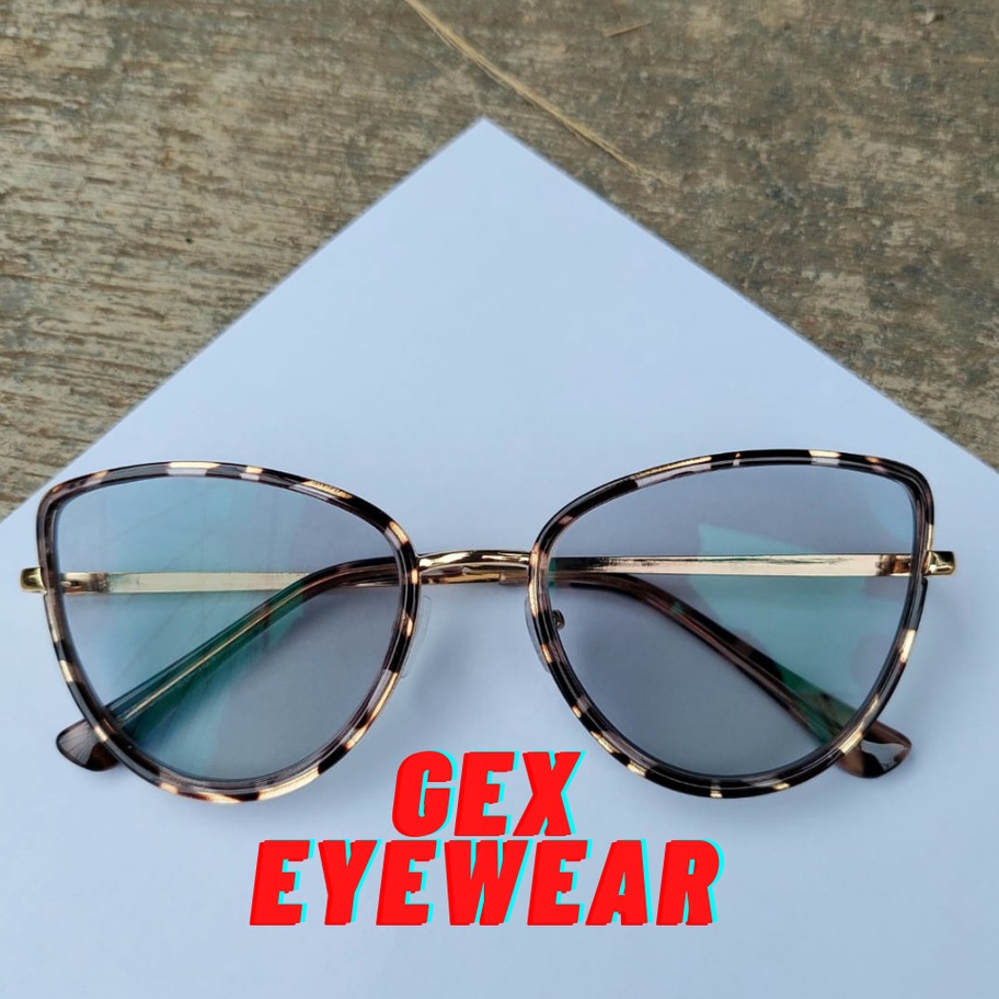 ♖ XII 2947 Frame Kacamata - Vani CAT EYE LENSA PHOTOCROMIC | BLUECROMIC | BLUERAY NORMAL MINUS CYL 9