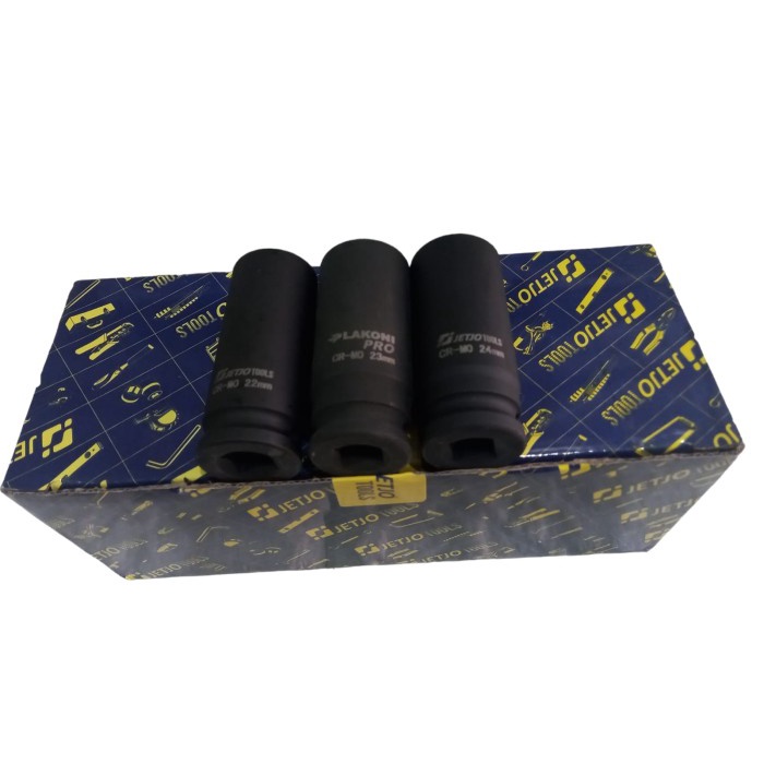 Best Seller Mata Socket Deep Impact Lakoni Pro 22/23/24Mm 1/2" Inch Dr 6 Pt