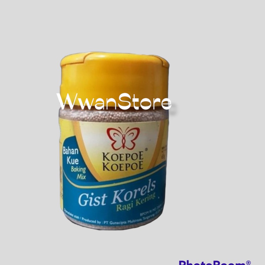 

Koepoe Koepoe Gist Korels Ragi 65gr