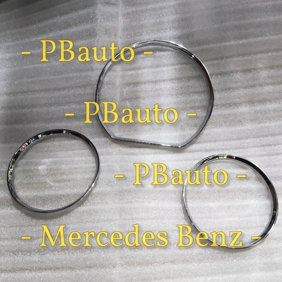 Discount Ring Speedometer w202 Bawah Rata Mercedes Benz Kilometer Gauge Chrome