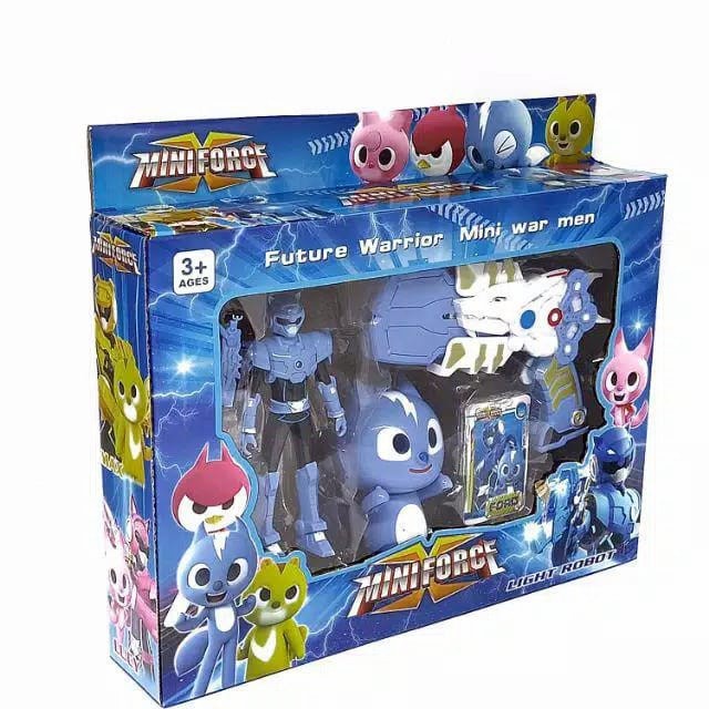 MAINAN MINIFORCE ROBOT / PEDANG MINI FORCE 2 IN 1 ORIGINAL