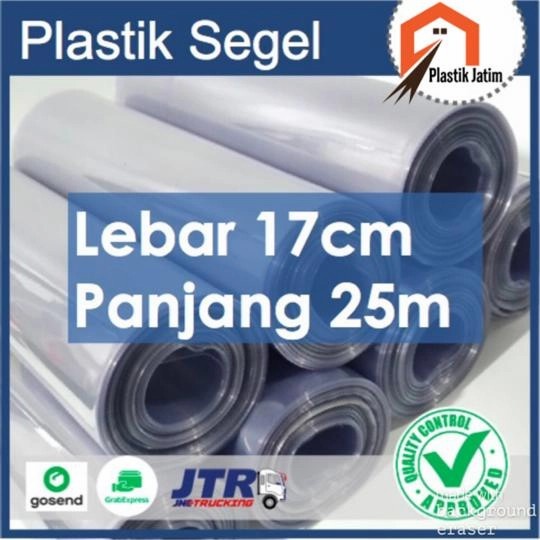 

PLASTIK SEGEL Uk. 17CM x 25M - Plastik Heat Shrink/Plastik Menciut