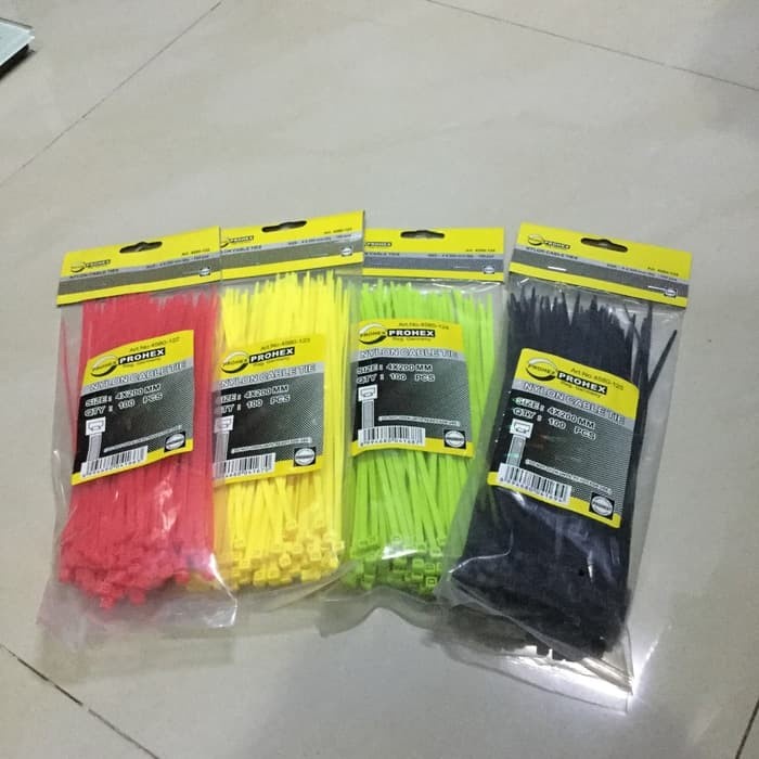 

Kabel Ties 20 cm MERAH Cable Tie / Kabel Tis / Pengikat Kabel 4580122