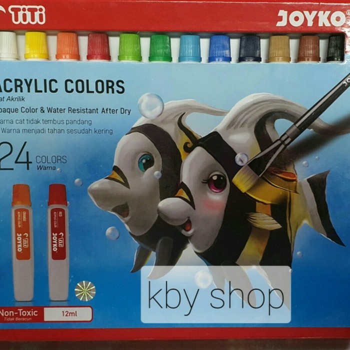 

Cat Akrilik Titi 24 Warna Ac-24-Ml-24