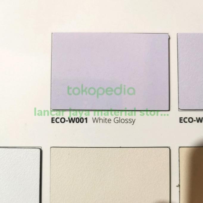 Produk Unggulan] HPL ECO PUTIH GLOSSY DOFF Mate bukan carta taco splendor homega