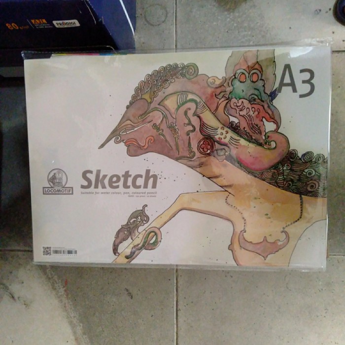 

Sketch Book A3 , R : 150 Gr 25 Sheets , Locomotif