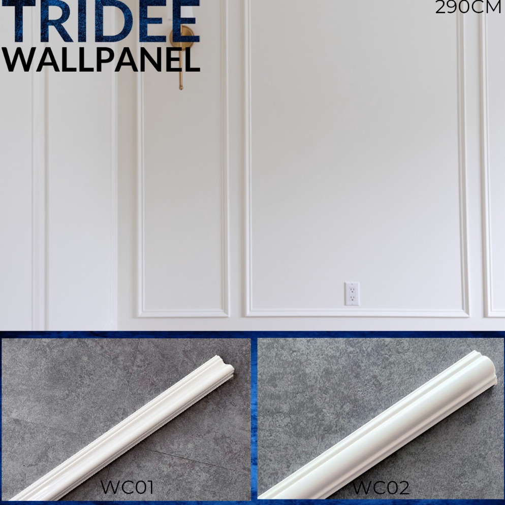 Jangan Ketinggalan order..  Wall Moulding | Wainscoting | Dinding Profil | TRIDEE WALLPAPER | 290CM
