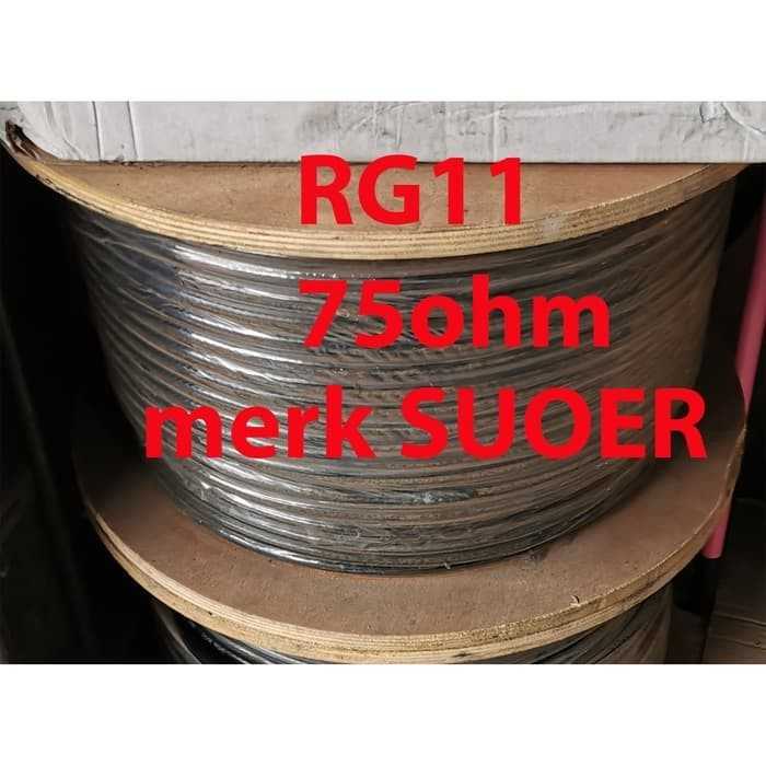 Kabel Coaxial RG11 merk PRO ( harga per meter ) - SMSYT