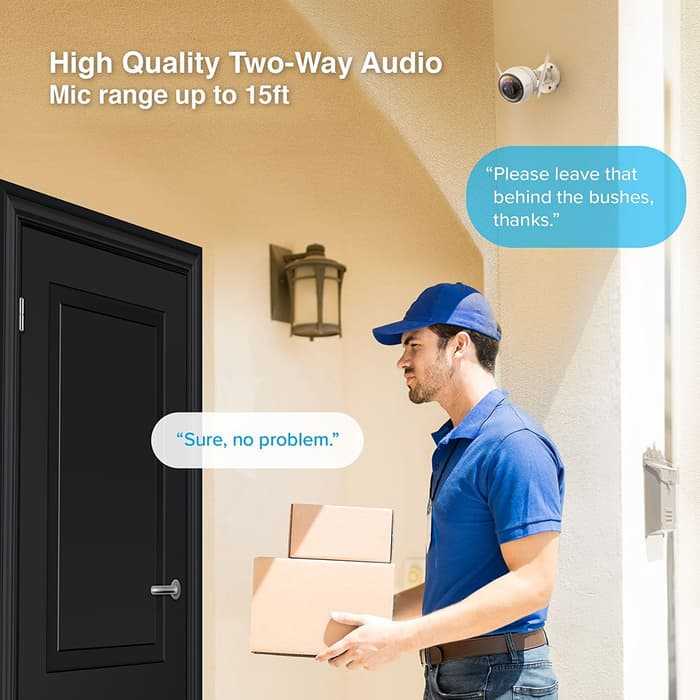 EZVIZ C3W OUTDOOR SMART CAMERA CCTV WIFI CAMERA 1080P WATERPROOF - SMSYT