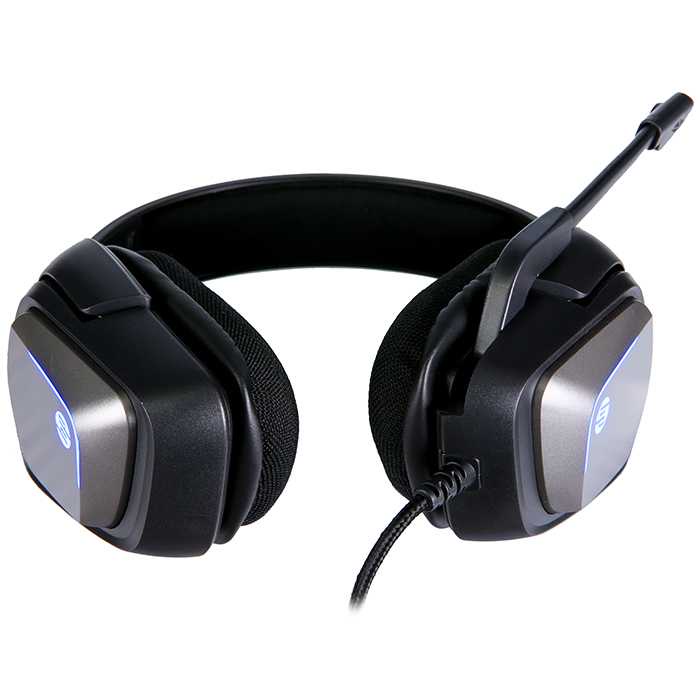 Headset Gaming HP H220GS - The Real 7.1 Surround Blue LED USB Wired - SMSYT