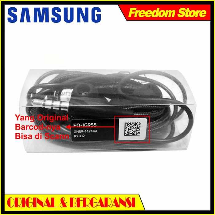 Original Headset In Ear Akg Samsung S8 S8 Plus Made In Vietnam - SMSYT