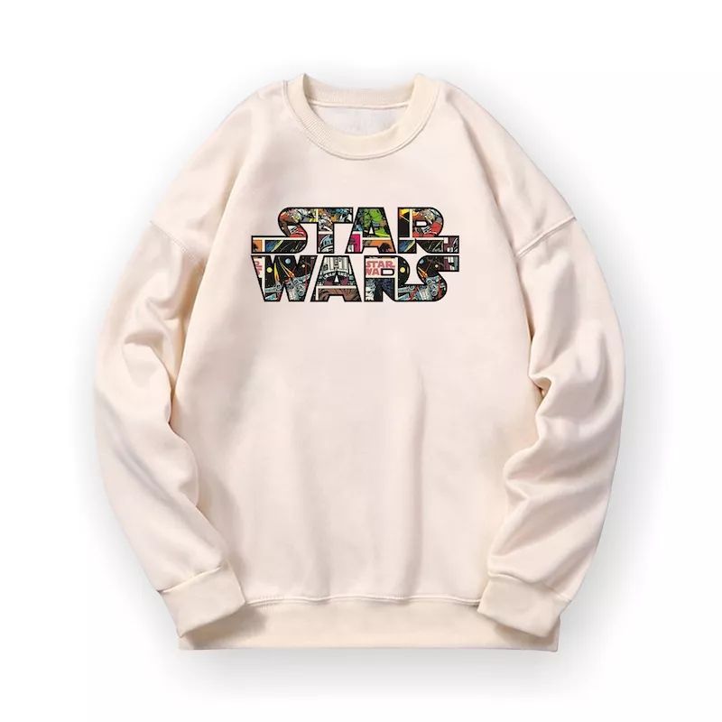 Sweater Basic STAR WARS - Sweater Crewneck Teks 3D STAR Wars