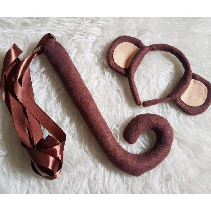 BestSeller Bando Monyet Pisang Kostum Monkey Banana Karakter Hewan Monyet Binatang Cosplay monyet ko