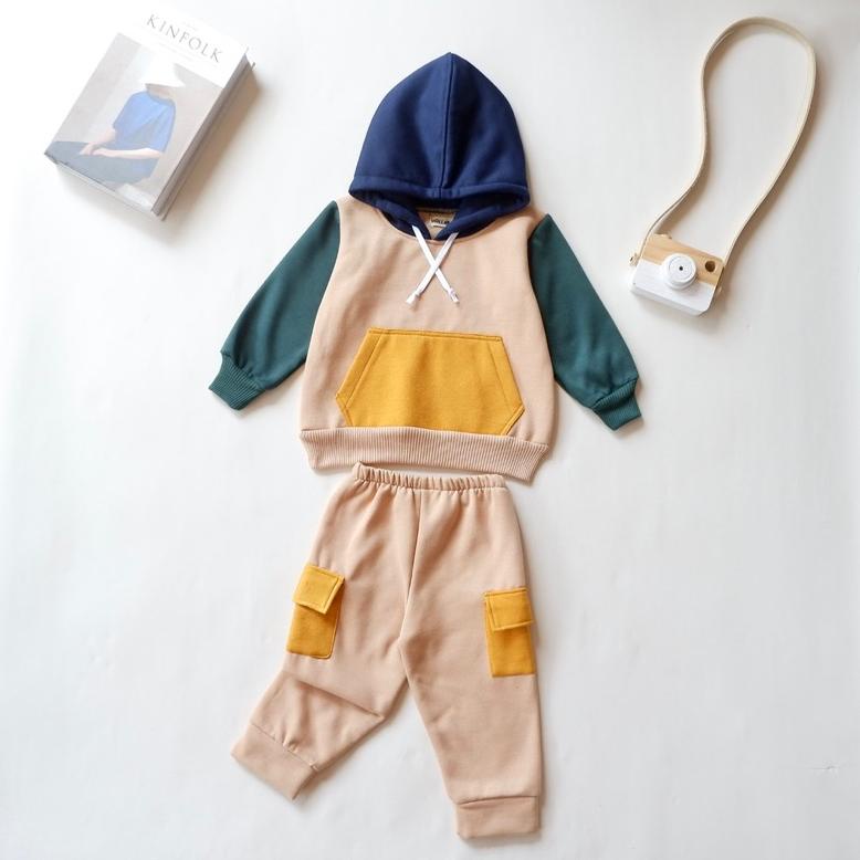 Special Hollaby Gama Hoodie Set Anak 1-6th / UNISEX 