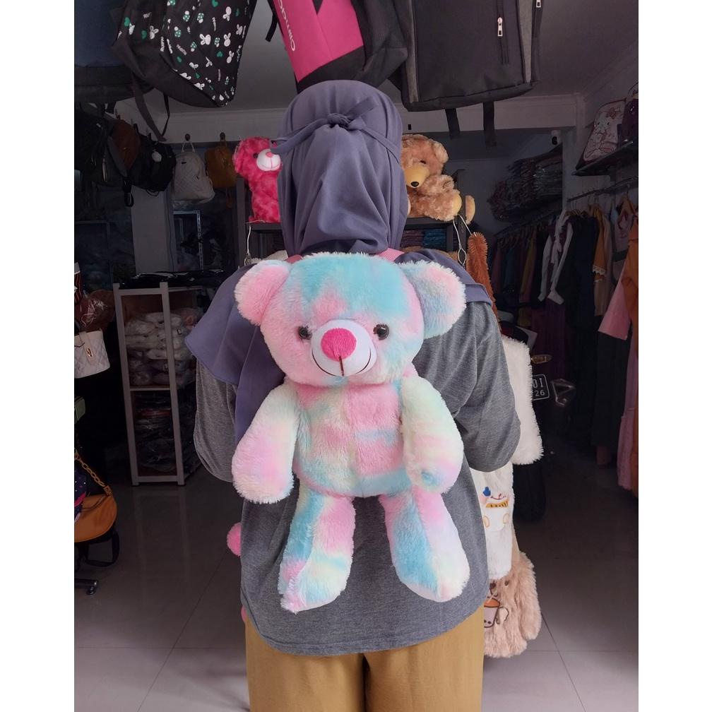 Big Sale WD Indonesia Tas Ransel Boneka Beruang Anak Perempuan Sekolah PAUD TK Balita  2021 tas Gend
