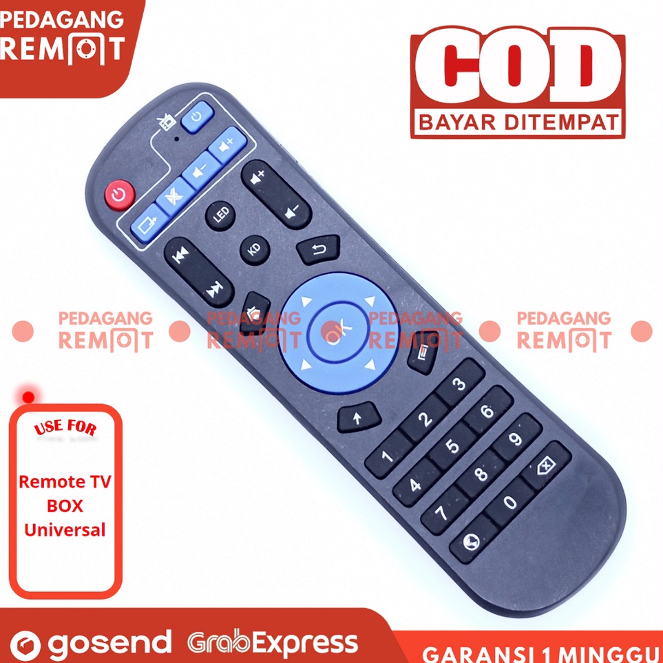 Produk Keren Remot Remote STB Android TV BOX Universal MeeCool BB2 / T96 Max / X96H /KM9 ATV / M82 P