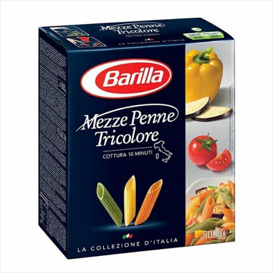 

Barilla Mezze Penne Tricolore 500gr