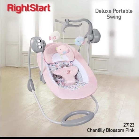 Deluxe Portable Swing Right Start / Kursi Ayun Otomatis Baby