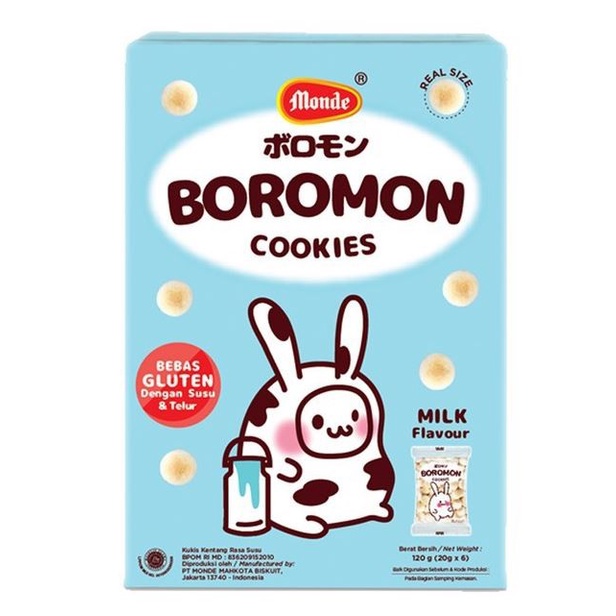 

Monde BOROMON Cookies 120 gr MILK