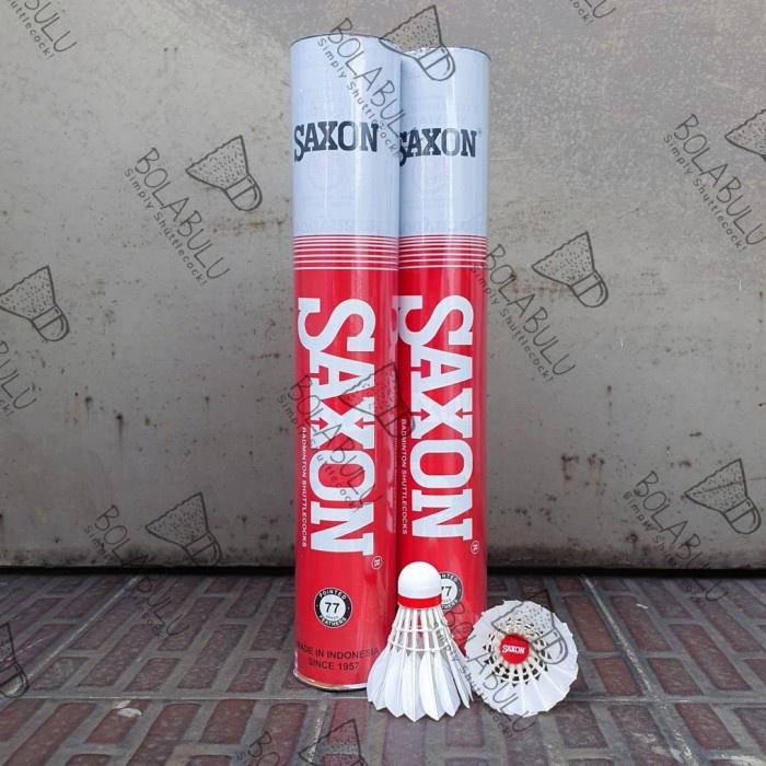 Terlaris Shuttlecock Saxon Merah