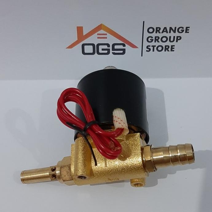 Selenoid Valve 1/4 Gas Konversi Gas Dryer Laundry Set ( Nepel+Spuyer )