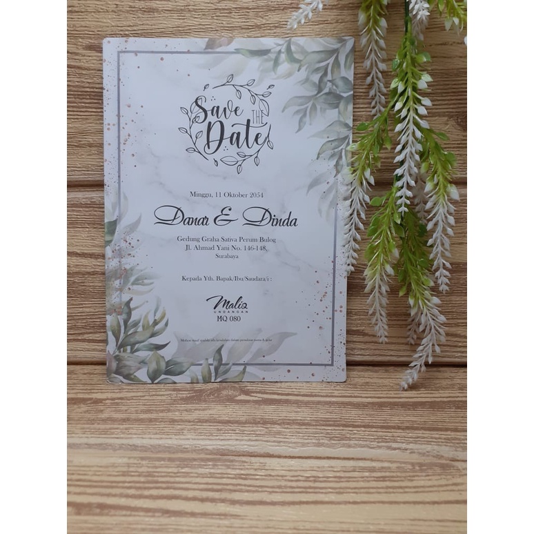 Blangko Undangan Maliq 80 Murah