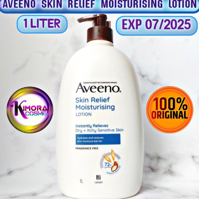 Aveeno Skin Relief Moisturising Lotion 1000ml 1 Liter Litre