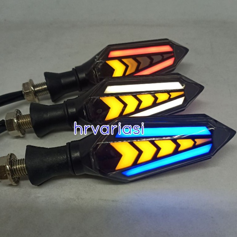 ♫Tnn lampu sen motor led runing Sen variasi Aerox.Adv.Vario.Vixion.Megapro Dll z Produk Terkini •.