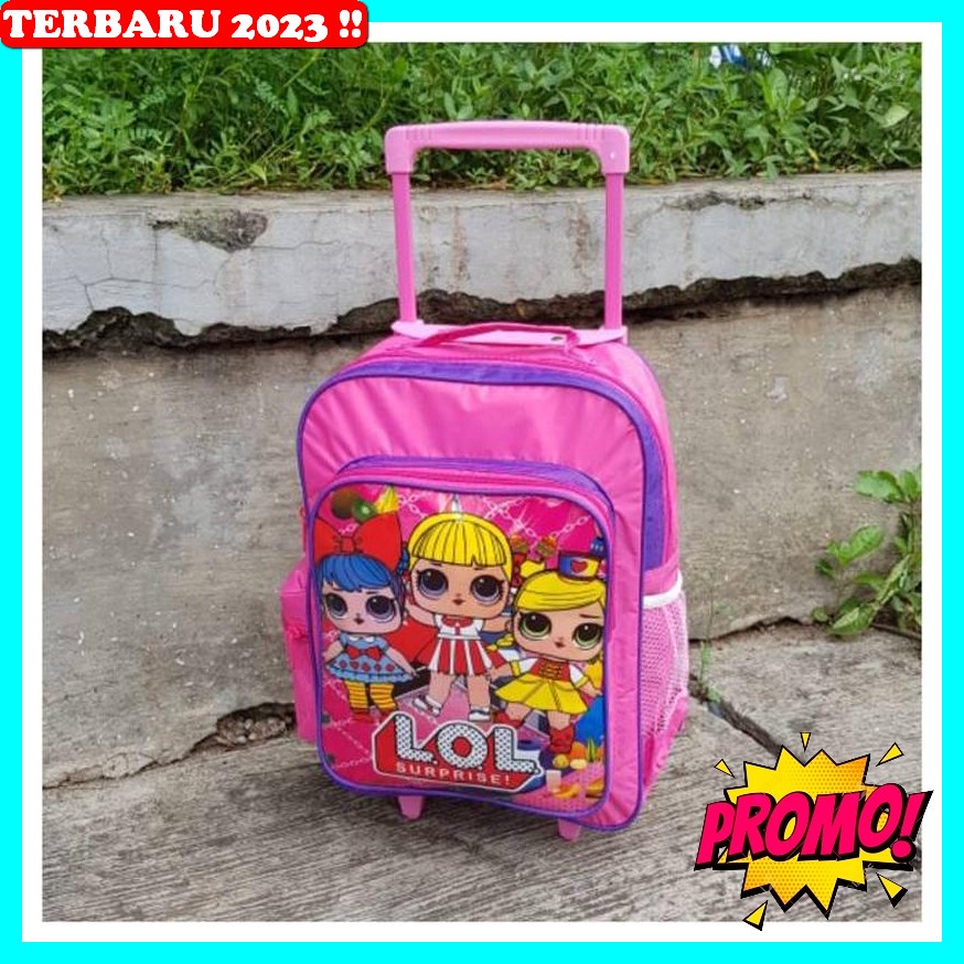 Tas Troli Anak Tk Troly Sekolah Tiga Paud Cewek Ts Besar Jumbo Bayi Trolly Laki Import Tas Koper Min