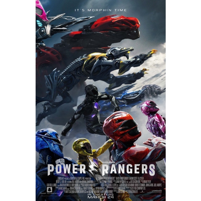 DVD Kaset Power Rangers (2017)