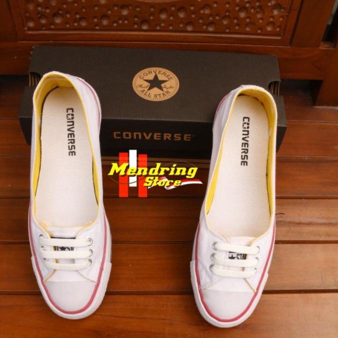 Sepatu Converse Allstar Kets Wanita Balet 3 Tali Sneakers Korea Cewe K