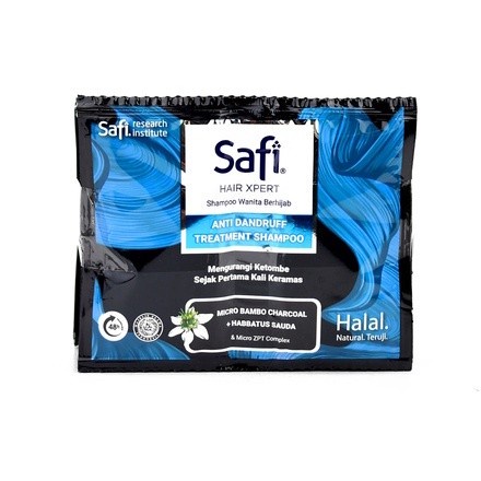 safi hair xpert-anti dandruff shampoo sachet perawatan rambut ketombe