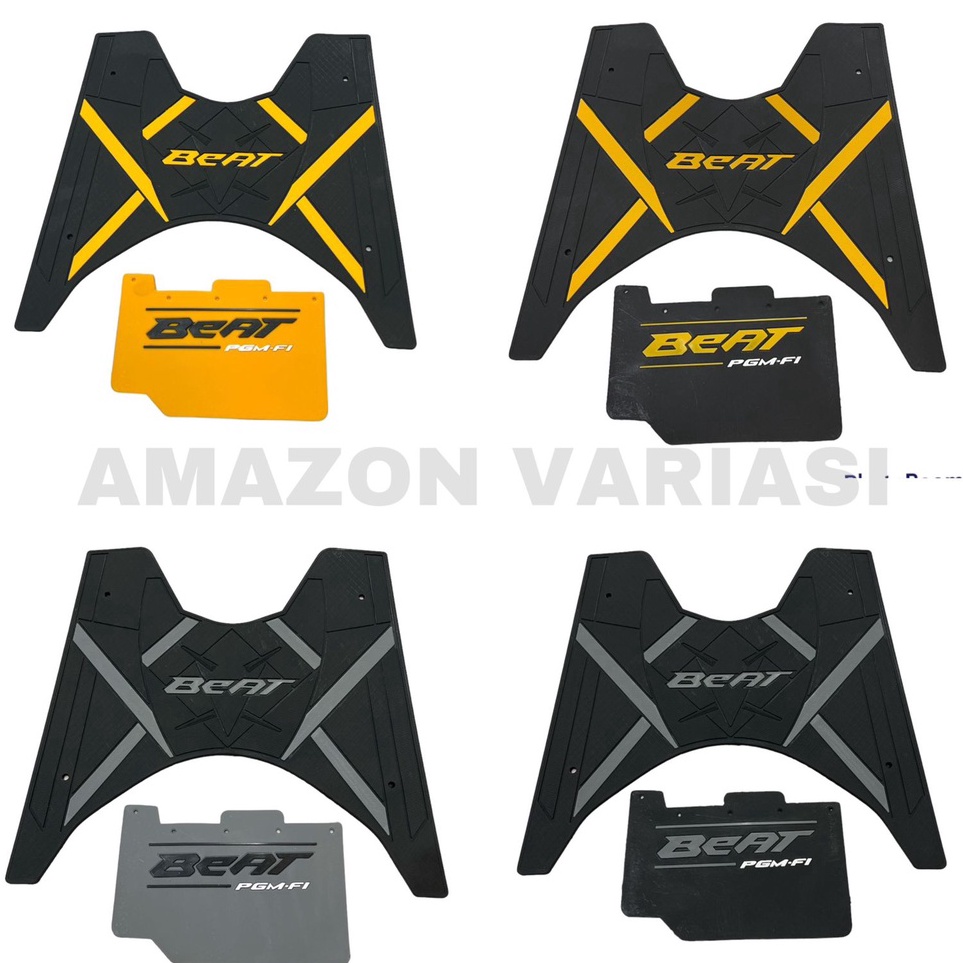 Stok Banyak JpM KARPET MOTOR KARPET BEAT + MUDFLAP BEAT FI INJECTION ESP SPORTY FI / KESET KAKI BEAT
