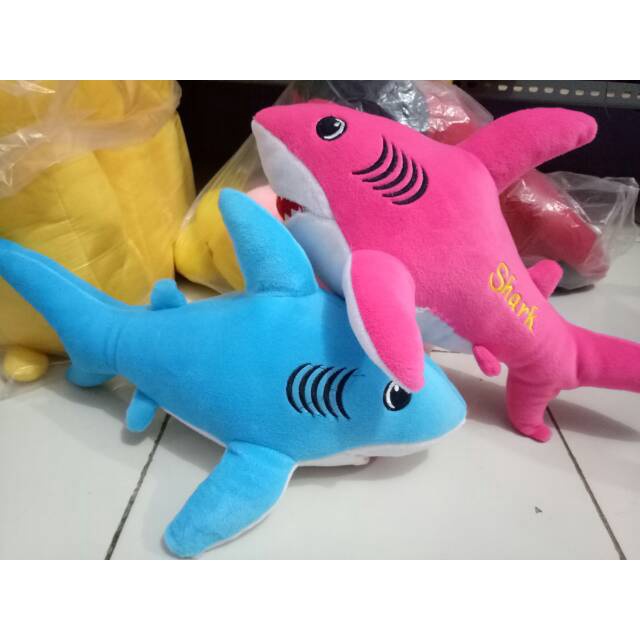 Boneka Hiu Baby Shark Besar Murah/Boneka Lucu Lembut hiu shark ukuran 35cm