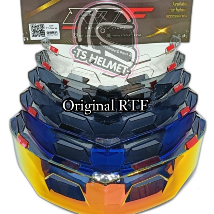 ・ Spoiler 3D Kyt Tt Course Ttc Premium RTF Ttc ORIGINAL m Produk Terkini Ready.