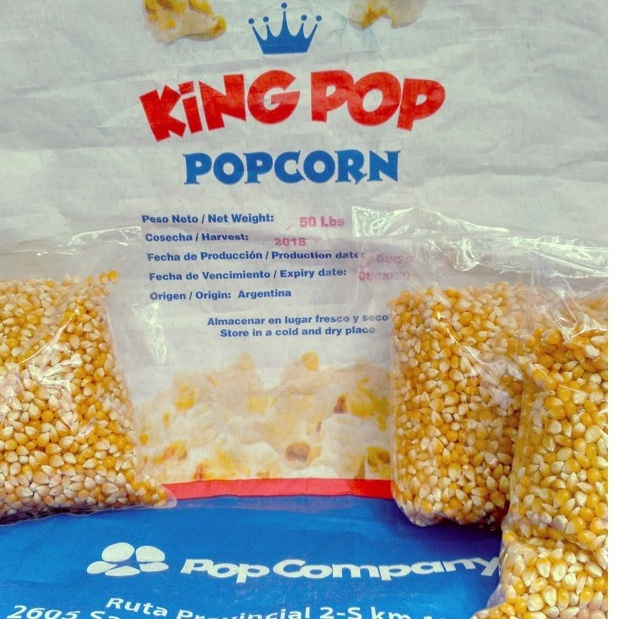 

Modern.. Biji Jagung Popcorn Mentah Merk King pop / Kingpop 1 Kg / Halal VWL