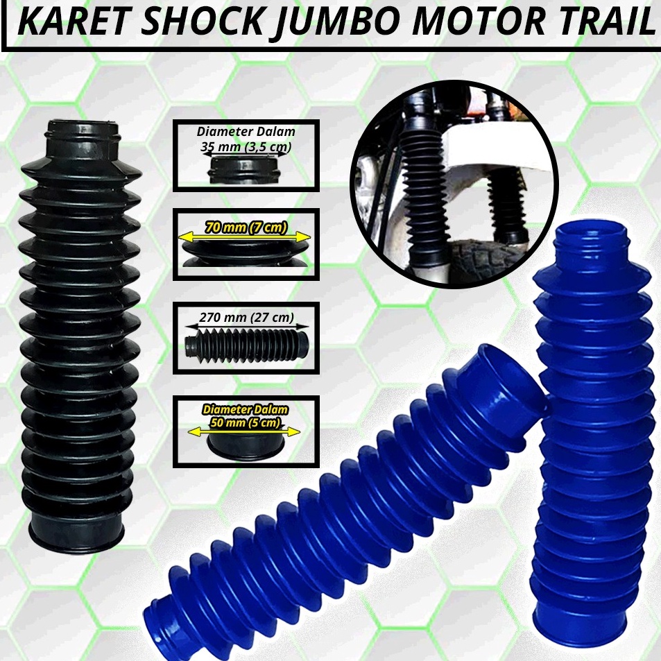 Best Seller PROTECH-COVER SHOCK DEPAN JUMBO/ KARET SHOCK DEPAN-KARET TEBAL ELASTIS i Paling Dicari T