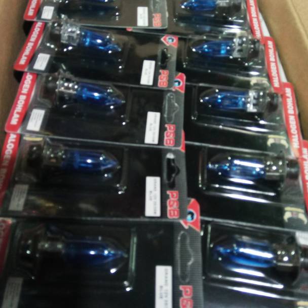 ★★★ ImW Lampu depan halogen h6 bodi biru cahaya putih ☆ ★★