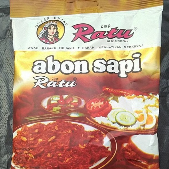 

Super Sale Abon Sapi Cap Ratu 90gr Harga Murah