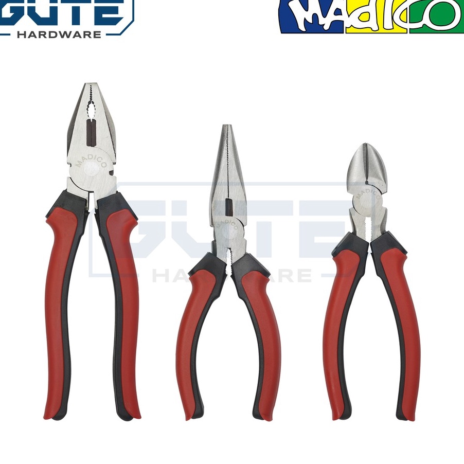 KSCX6250 (C6369]  GUTE MADICO Tang Kombinasi Tang Potong Tang Lancip – Multiguna Serbaguna