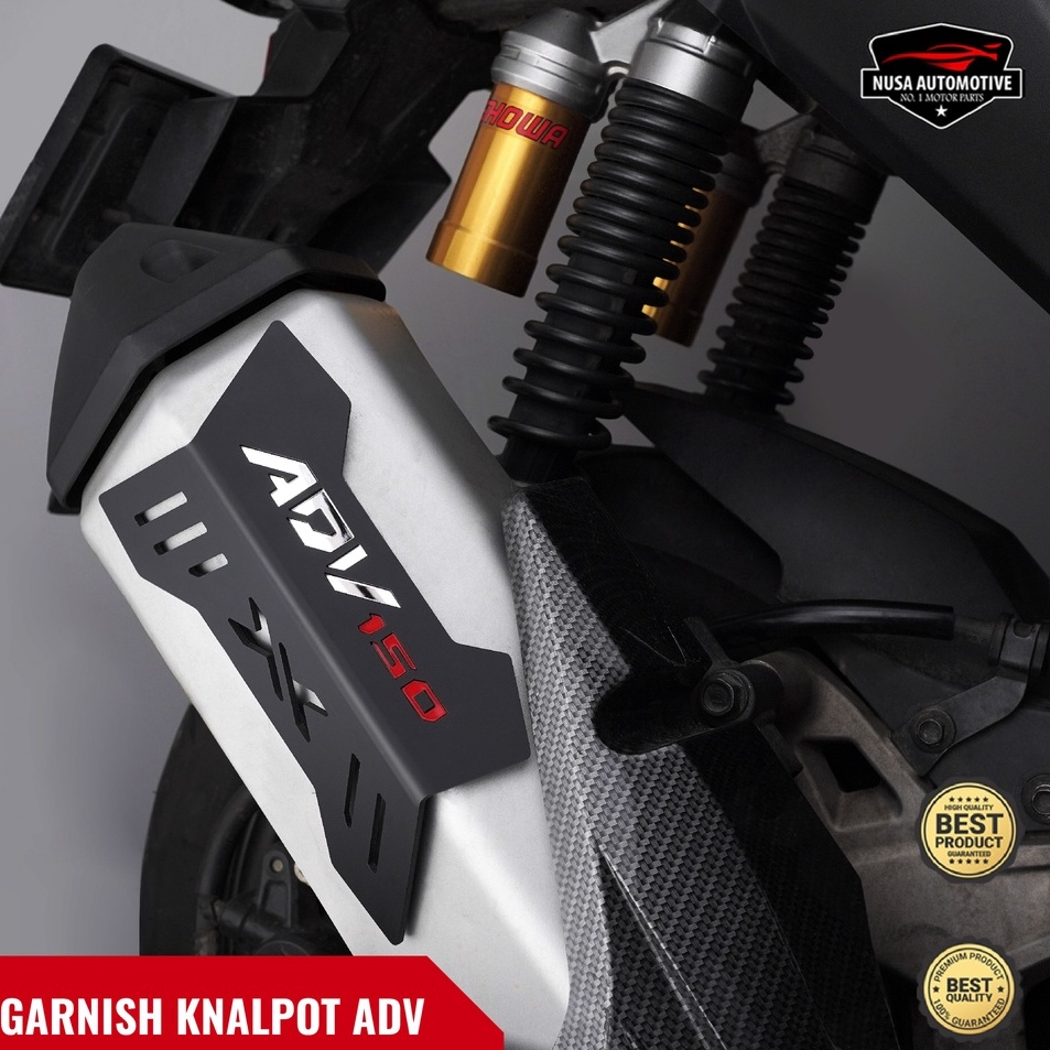 ☻Svb ADV HONDA ADV COVER KNALPOT TIPE X 150 160  HONDA ADV COVER KNALPOT ADV 150 ADV 160 GARNIS KNAL