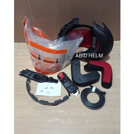 ★★ KrC Busa helm kyt 2 vision kyt 1 vision fullset kancing klip BESI dan PLASTIK ✭ ✭