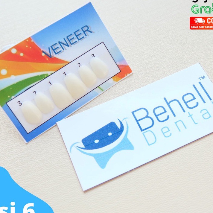 Terkini Veneer Gigi / Vener / Veneers / Gigi Kelinci Original / Teeth isi 6 Behelldental