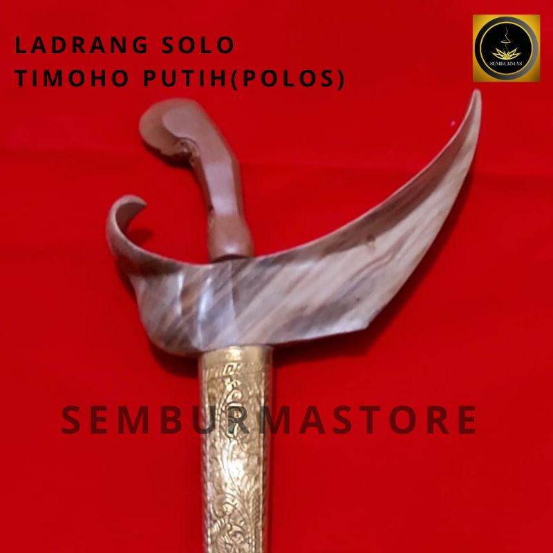 Warangka Keris Ladrang Surakarta (solo) Full Set- Kayu Timoho putih (polos) Garap Halus By Semburmas